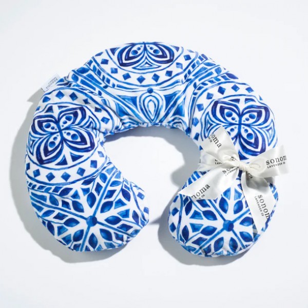 Ocean Aire Neck Pillow - Santorini Mosaic